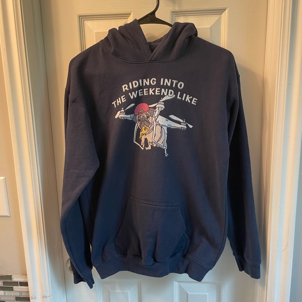 Pug Hoodie - Boys’ XL